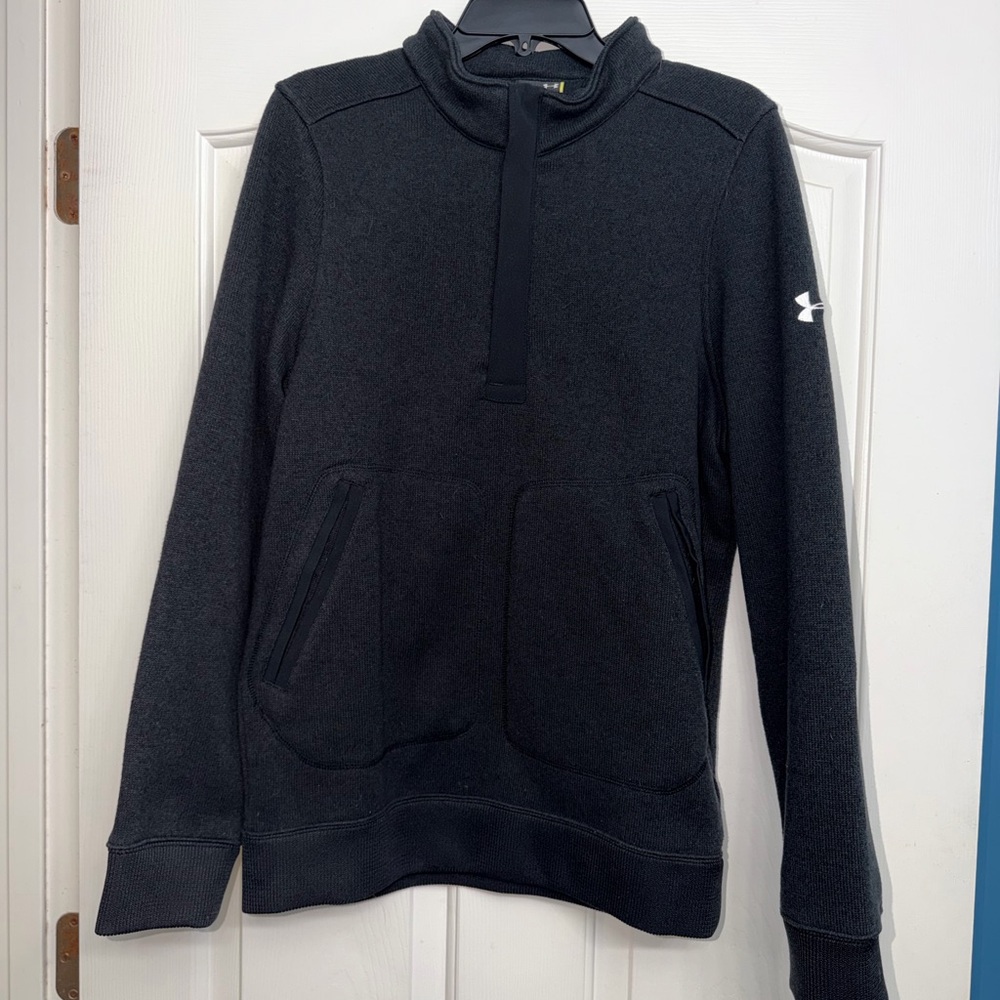 Under Armour men’s black half-zip sweater
